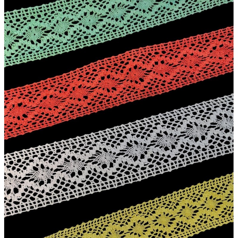 CROCHET LACE COTTON  6 cm art.1119