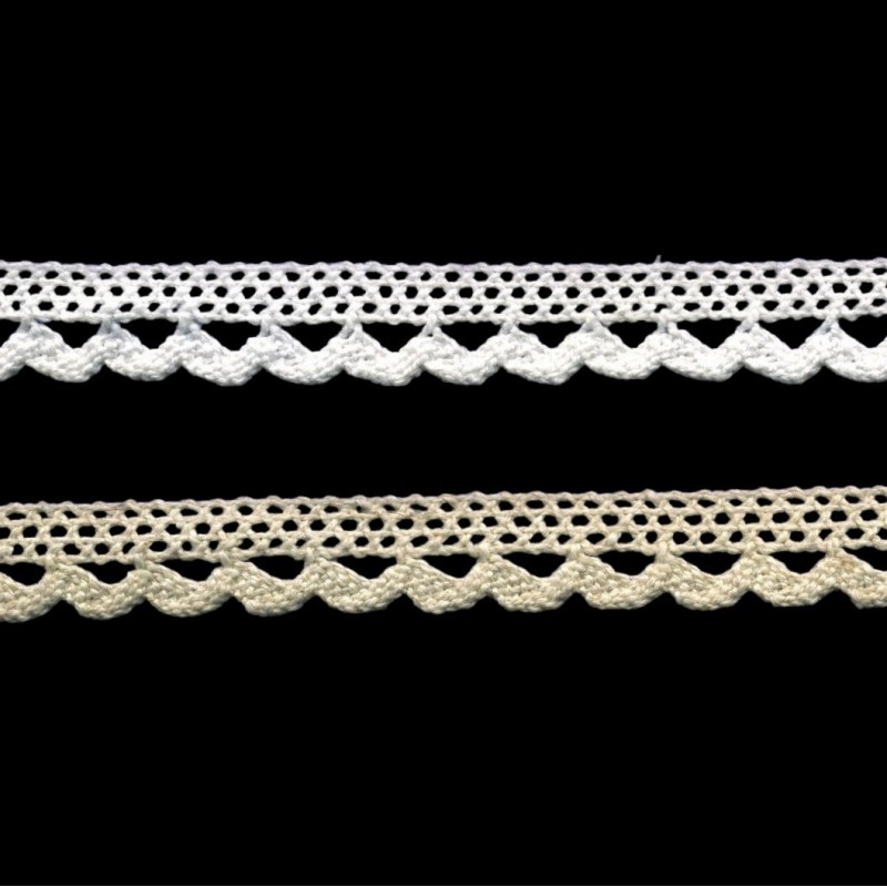 CROCHET LACE COTTON  1.3 cm art.6413
