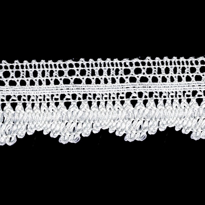 CROCHET LACE COTTON  6 cm with noses