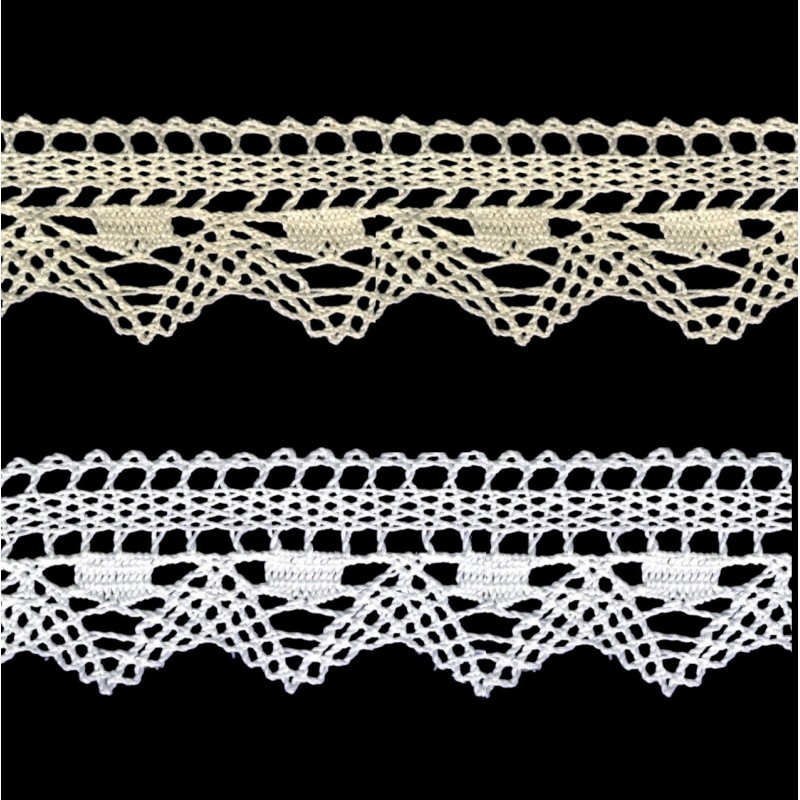CROCHET LACE COTTON 4 cm  ART.333-1033