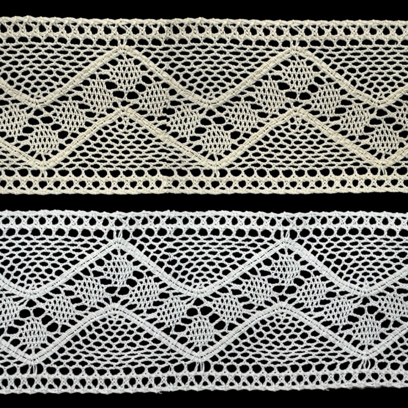 CROCHET STRAIGHT LACE COTTON  8 cm
