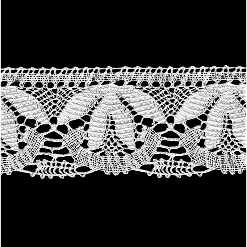 CROCHET LACE COTTON  8 cm FLOWER