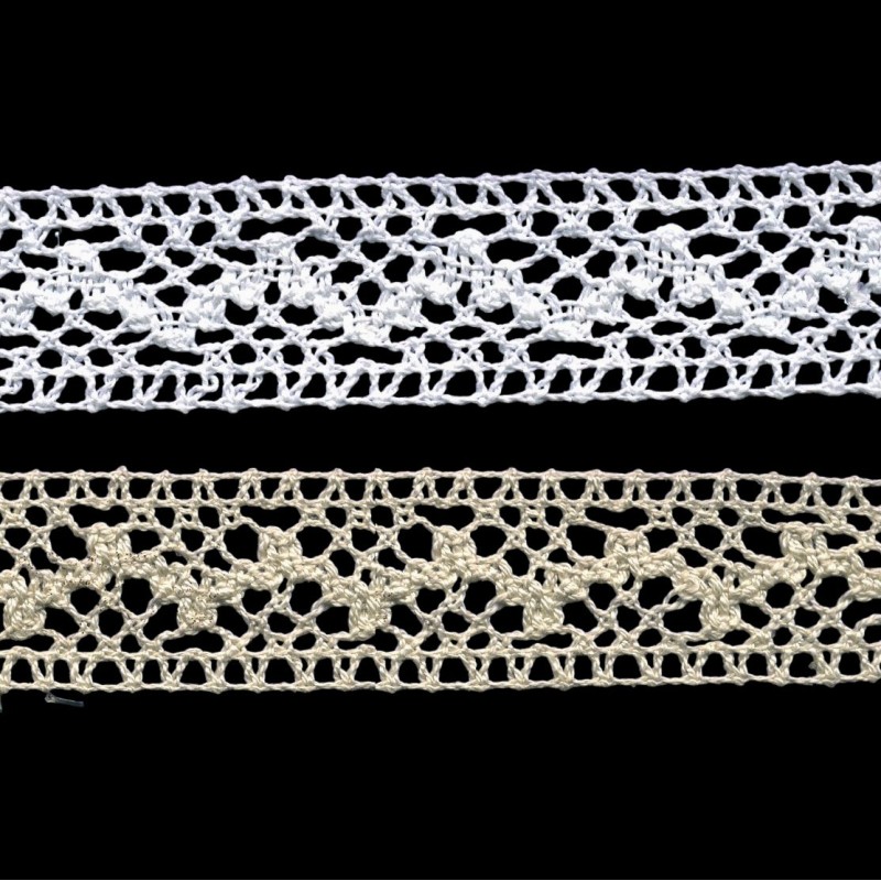 CROCHET LACE COTTON  3 cm art.303