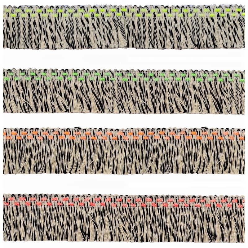 COTTON FRINGE TRIMMING  3,5 cm with cord
