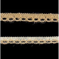 COTTON BURLAP PLAIT TRIMMINGS  1.5 cm