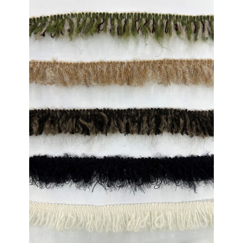 FRINGE ACRYLIC TRIMMING 40 mm colorful - art.001