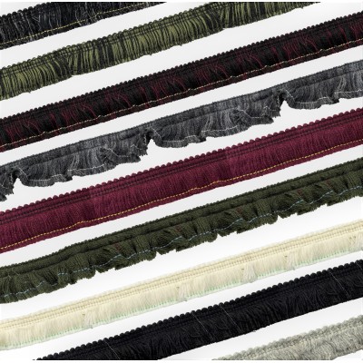 ELASTIC FRINGE ACRYLIC TRIMMING 30 mm