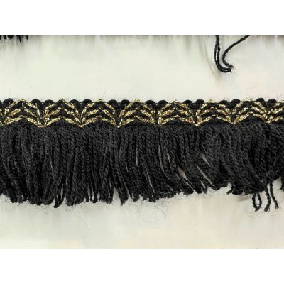 ELASTIC FRINGE ACRYLIC TRIMMING 50 mm