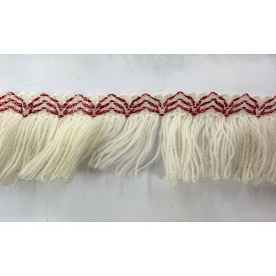 ELASTIC FRINGE ACRYLIC TRIMMING 50 mm