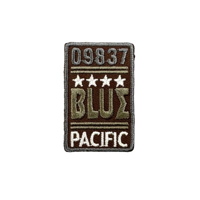 IRON ON PATCH RECTANGLE MEDIUM "pacific"