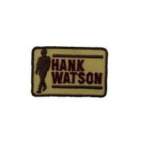 IRON ON PATCH RECTANGLE MEDIUM "hawk"