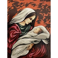 ΚΕΝΤΗΜΑ ΣΤΑΜΠΩΤΟ 50 x 38 cm (14.874) ΚΑΔΡΟ GOBELIN