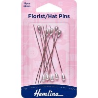 LONG PINS WITH HEAD (WHITE)