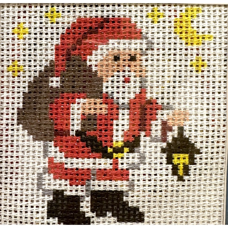 ΧΡΙΣΤΟΥΓΕΝΝΙΑΤΙΚΟ ΚΕΝΤΗΜΑ ΣΤΑΜΠΩΤΟ 11x 11 cm (44.307.01) ΚΑΔΡΟ GOBELIN