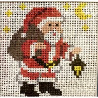 ΧΡΙΣΤΟΥΓΕΝΝΙΑΤΙΚΟ ΚΕΝΤΗΜΑ ΣΤΑΜΠΩΤΟ 11x 11 cm (44.307.01) ΚΑΔΡΟ GOBELIN