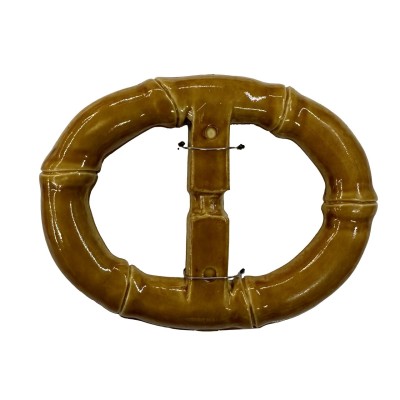 PLASTIC OVAL BAMBOO BUCKLE