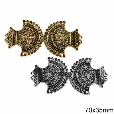 BUCKLE MOTIF OF TRADITIONAL COSTUMES  70 x 35 cm